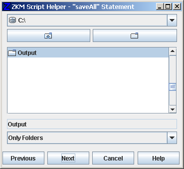 ZKM Script Helper - saveAll Statement