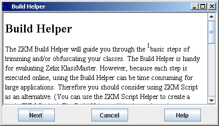 Build Helper - Introduction