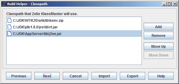 Build Helper - Classpath
