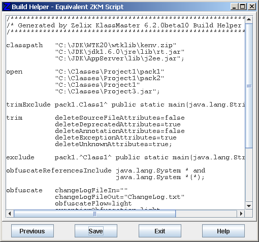 Build Helper - Equivalent ZKM Script