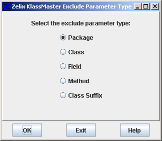Zelix KlassMaster - Exclude Parameter Type