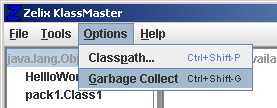 Options Garbage Collect